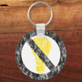 白熱電球なし キーホルダー (正面)