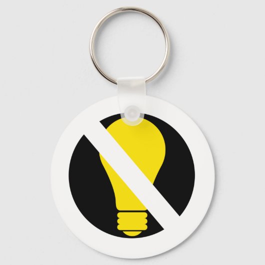 白熱電球なし キーホルダー (正面)