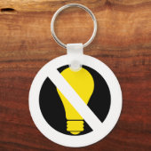 白熱電球なし キーホルダー (正面)