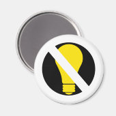 白熱電球なし マグネット (正面/裏面)