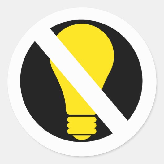 白熱電球なし ラウンドシール (正面)