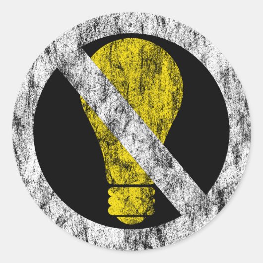 白熱電球なし ラウンドシール (正面)