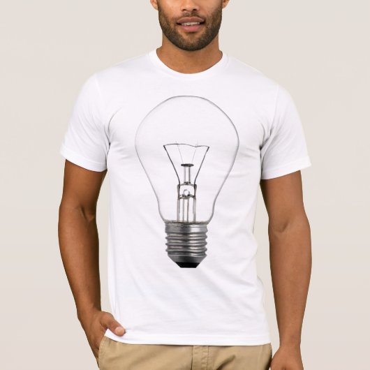 白熱電球のLED Tシャツ (正面)