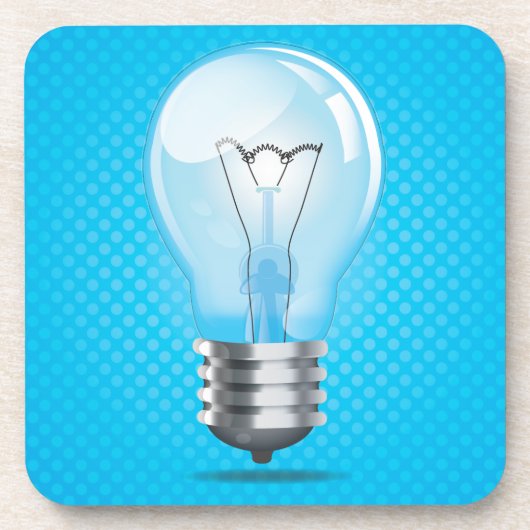 白熱電球 コースター (正面)