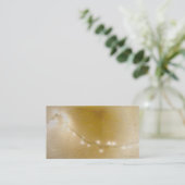 白熱［赤熱］光を放つで軽くグランジな夜ホタルの名刺 名刺 (スタンド正面)