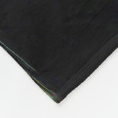 白熱［赤熱］光を放つなオートバイのライダーの円の競争のスケッチ フリースブランケット (角)