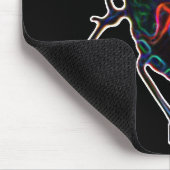 白熱［赤熱］光を放つなカブトムシ- mousepad マウスパッド (コーナー)