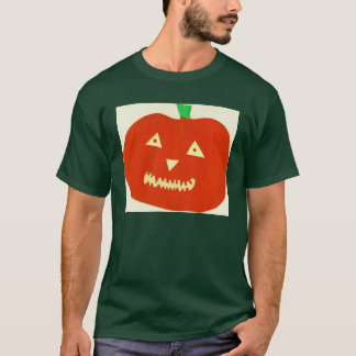 白熱［赤熱］光を放つなカボチャワイシャツ Tシャツ