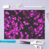 白熱［赤熱］光を放つなピンクの花ライト 薄葉紙 (クラフト)