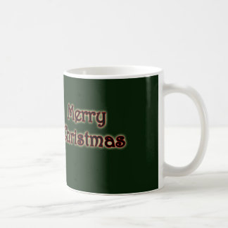 白熱［赤熱］光を放つなメリークリスマスのマグ コーヒーマグカップ
