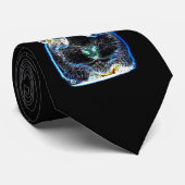 白熱［赤熱］光を放つなモルモットのタイ ネクタイ (ロール)