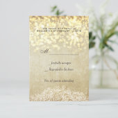 白熱［赤熱］光を放つなライトバーラップ及びレースの国の上品 出欠カード (スタンド正面)