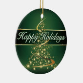 白熱［赤熱］光を放つなライト幸せな休日のオーナメント セラミックオーナメント (右)