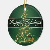 白熱［赤熱］光を放つなライト幸せな休日のオーナメント セラミックオーナメント (左)