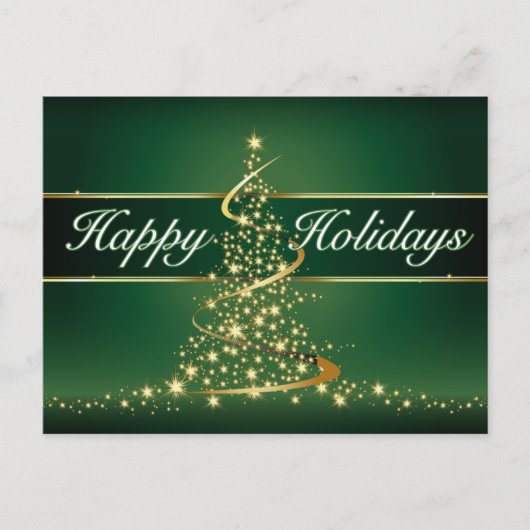 白熱［赤熱］光を放つなライト幸せな休日の郵便はがき シーズンポストカード (正面)