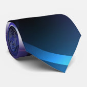 白熱［赤熱］光を放つな円 ネクタイ (ロール)