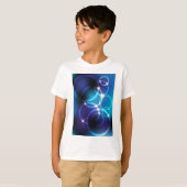 白熱［赤熱］光を放つな円 Tシャツ (正面フル)