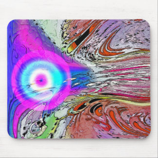 白熱［赤熱］光を放つな彗星 マウスパッド