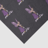 白熱［赤熱］光を放つな星によってはかわいらしい紫色の妖精の女の子が開花します 薄葉紙 (詳細)