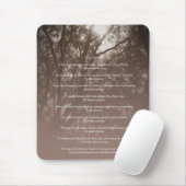 白熱［赤熱］光を放つな木は"とにかくしますそれを" マウスパッド (マウス)