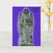 白熱［赤熱］光を放つな治療の天使は、すぐによく得ます カード (黄色い花)