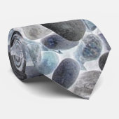 白熱［赤熱］光を放つな石のタイ ネクタイ (ロール)