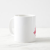 白熱［赤熱］光を放つな美しい コーヒーマグカップ (正面左)