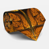 白熱［赤熱］光を放つな羽のフラクタルの芸術 ネクタイ (ロール)