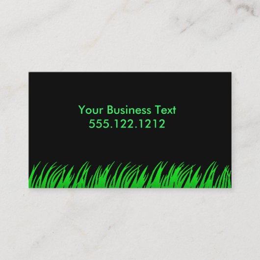 白熱［赤熱］光を放つな草 名刺 (正面)