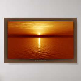 白熱［赤熱］光を放つな蜂蜜 ポスター