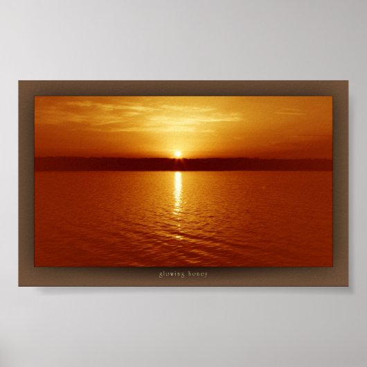 白熱［赤熱］光を放つな蜂蜜 ポスター (正面)