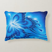 白熱［赤熱］光を放つな蝶 アクセントクッション (正面)