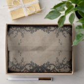 白熱［赤熱］光を放つな輝やきを用いるかわいい妖精のシルエット、 薄葉紙 (ギフト)