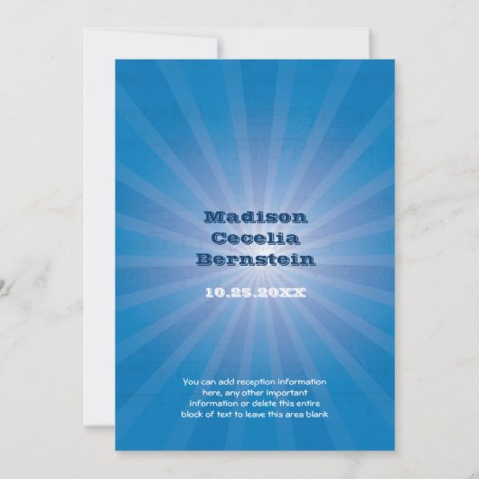 白熱［赤熱］光を放つな音楽クレフ、音符記号のバーこうもり（ユダヤ教の）バル・ミツバー 招待状