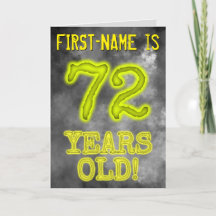 白熱［赤熱］光を放つオーラ不気味ルック"72歳！" +名前