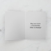 白熱［赤熱］光を放つオーラ不気味ルック「HAPPY 38誕生日」 カード (内部)