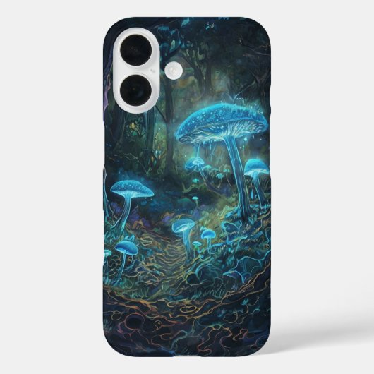 白熱［赤熱］光を放つキノコの森iPhone / iPadケース Case-Mate iPhoneケース (裏面)