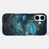 白熱［赤熱］光を放つキノコの森iPhone / iPadケース Case-Mate iPhoneケース (裏面 (横))