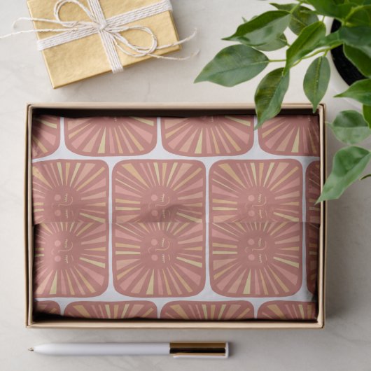 白熱［赤熱］光を放つサンキュート魅力的とピンク 薄葉紙 (ギフト)