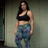 白熱［赤熱］光を放つスパイダズレインボーカラフルアラクニドアリュア レギンス