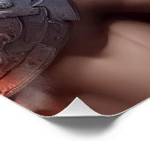 白熱［赤熱］光を放つゼウス神 ポスター (コーナー)