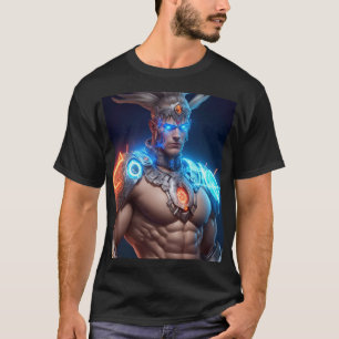 白熱［赤熱］光を放つゼウス神 Tシャツ