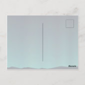 白熱［赤熱］光を放つハッピーハローウィン幽霊のよく出るハウス ポストカード (裏面)