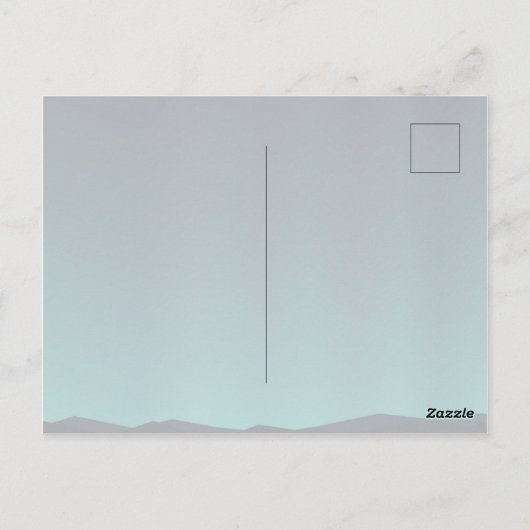 白熱［赤熱］光を放つハッピーハローウィン幽霊のよく出るハウス ポストカード (裏面)