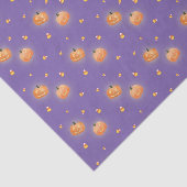 白熱［赤熱］光を放つハロウィーンのカボチャのちょうちんハロウィンティッシュペーパー 薄葉紙 (詳細)