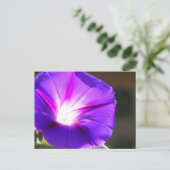 白熱［赤熱］光を放つハートはがき ポストカード (スタンド正面)