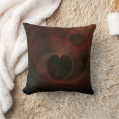 白熱［赤熱］光を放つハート クッション (ブランケット)