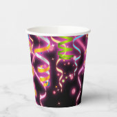 白熱［赤熱］光を放つパーティーリボン吹き流し誕生日パーティー 紙コップ (左)