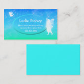 白熱［赤熱］光を放つ妖精遊の名刺 コーリングカード (正面/裏面)