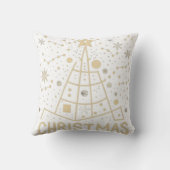 白熱［赤熱］光を放つ座クリスマス枕 クッション (裏面)